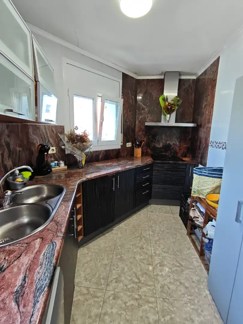 Kitchen of Flat for sale in L'Escala  with Air Conditioner, Heating and Parquet flooring