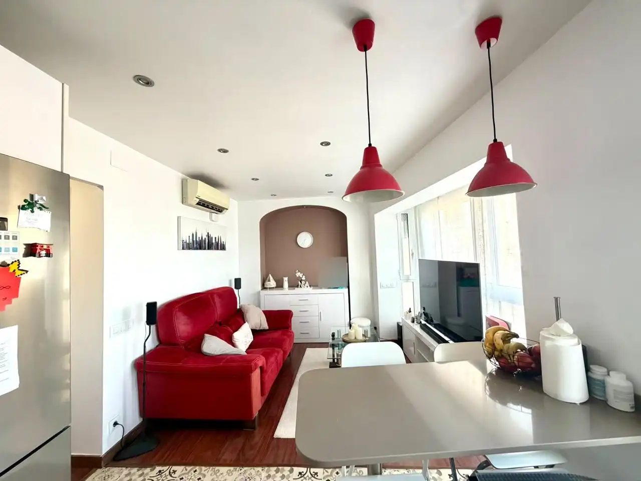Sala de estar de Piso en venta en Mataró con Aire acondicionado