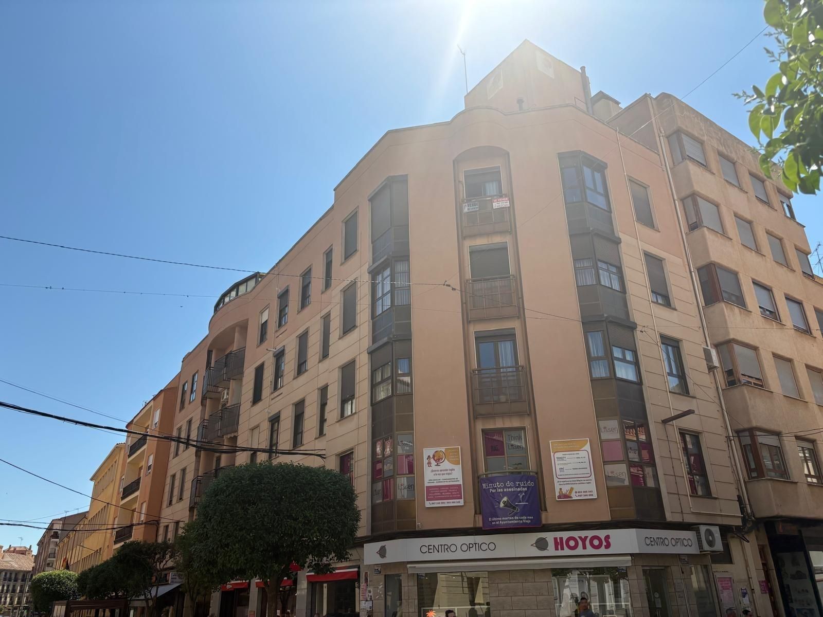 Exterior view of Flat for sale in Almansa  with Heating and Private garden