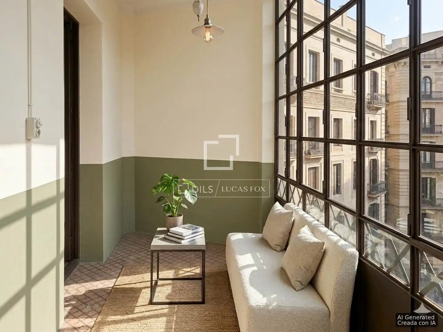 Living room of Flat for sale in Barcelona  with Terrace and Balcony