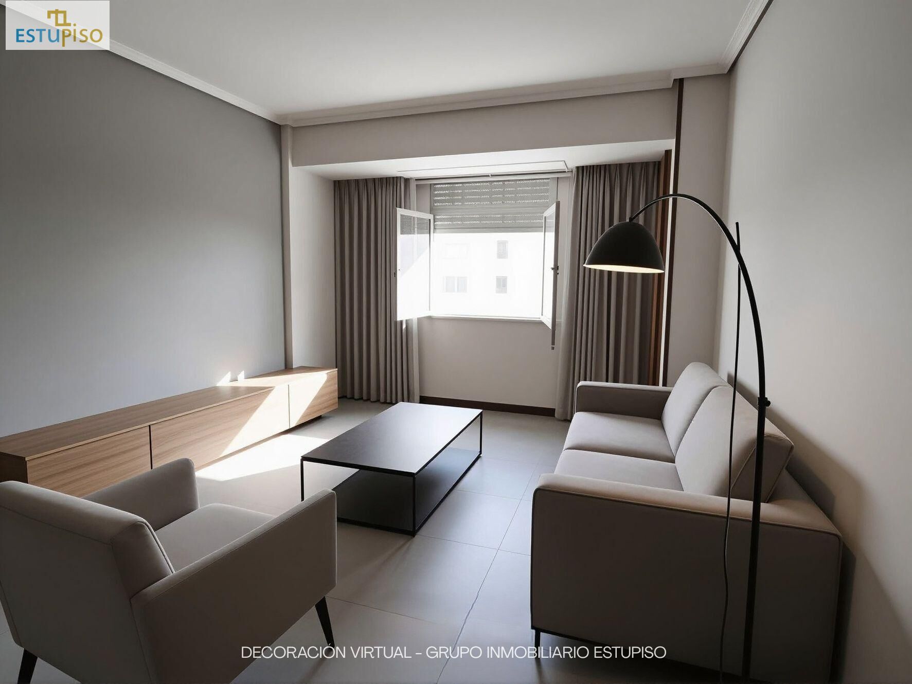 Sala de estar de Piso en venta en Vitoria - Gasteiz con Parquet, Trastero y Amueblado