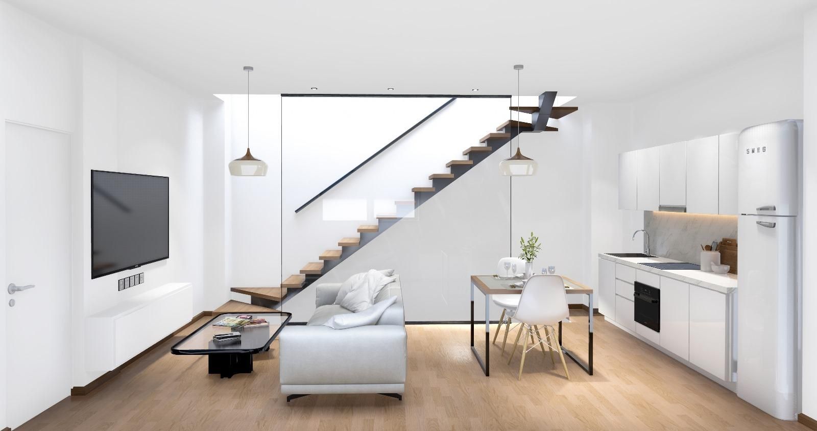 Sala d'estar de Àtic en venda en Málaga Capital amb Aire condicionat, Calefacció i Terrassa