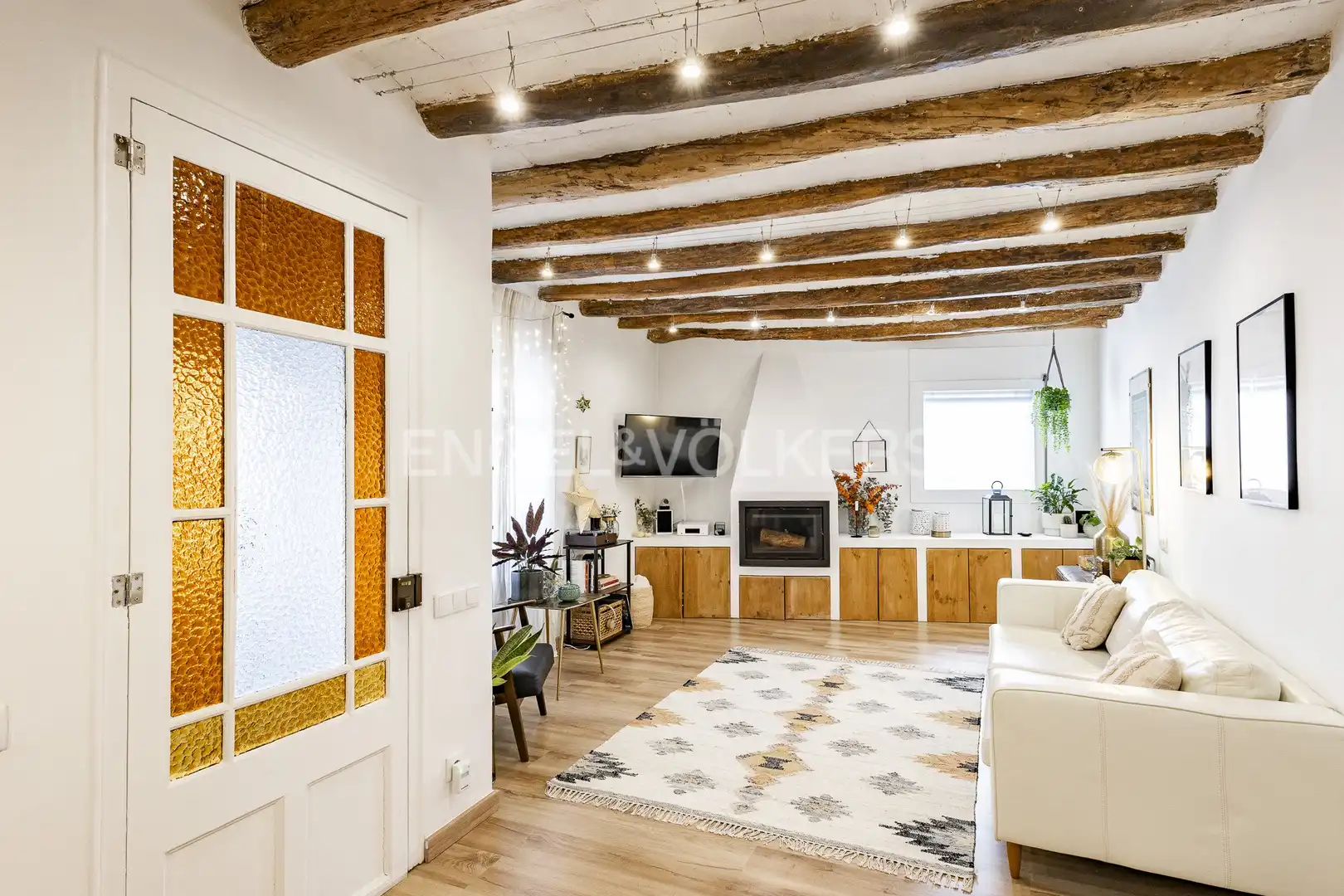 Living room of Houses for sale in Molins de Rei, Barcelona