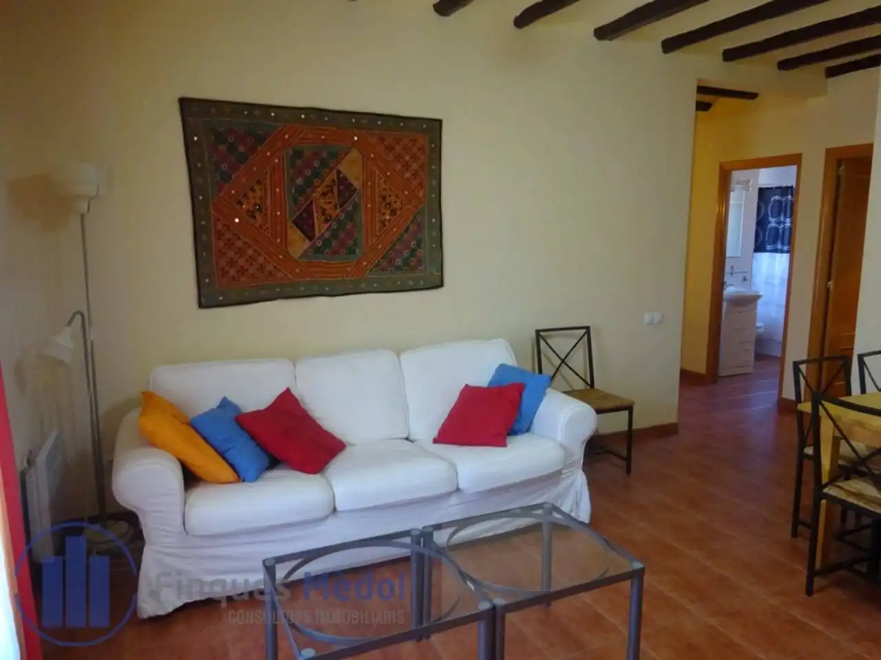 Sala de estar de Piso de alquiler en  Tarragona Capital con Calefacción, Amueblado y Balcón