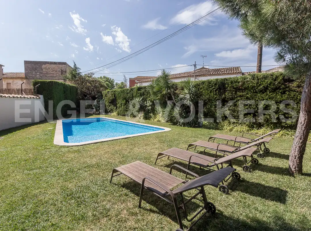 Piscina de Casa o chalet en venta en Puigdàlber con Aire acondicionado, Calefacción y Jardín privado