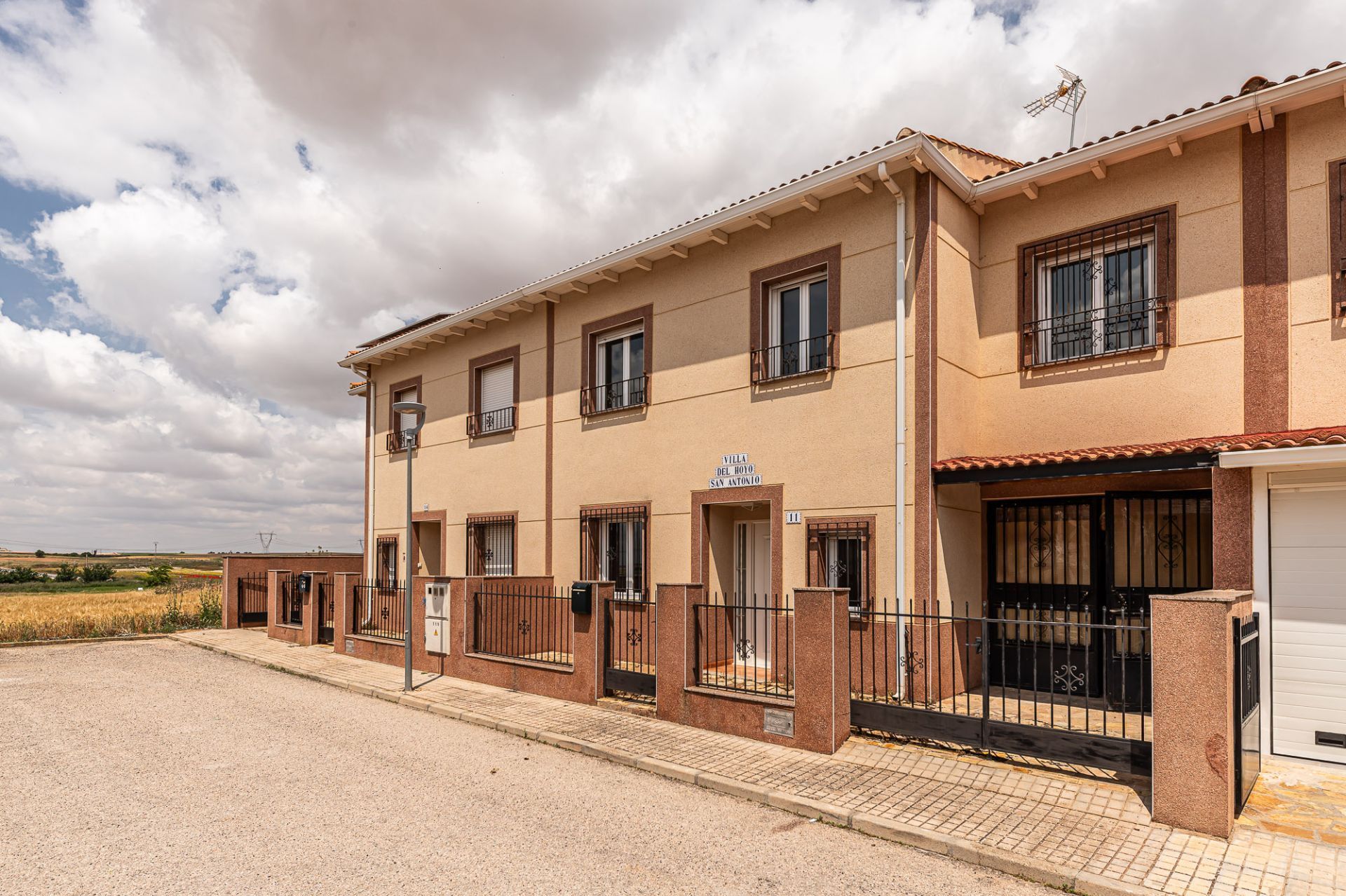 Exterior view of Single-family semi-detached for sale in Tribaldos  with Heating, Terrace and Storage room