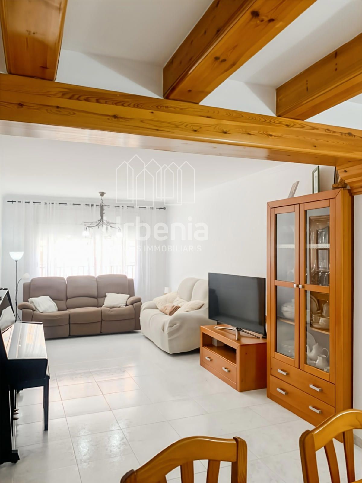 Sala d'estar de Casa o xalet en venda en Tordera amb Calefacció i Piscina