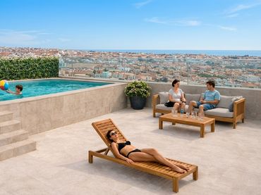 Àtic amb piscina en venda a Centro