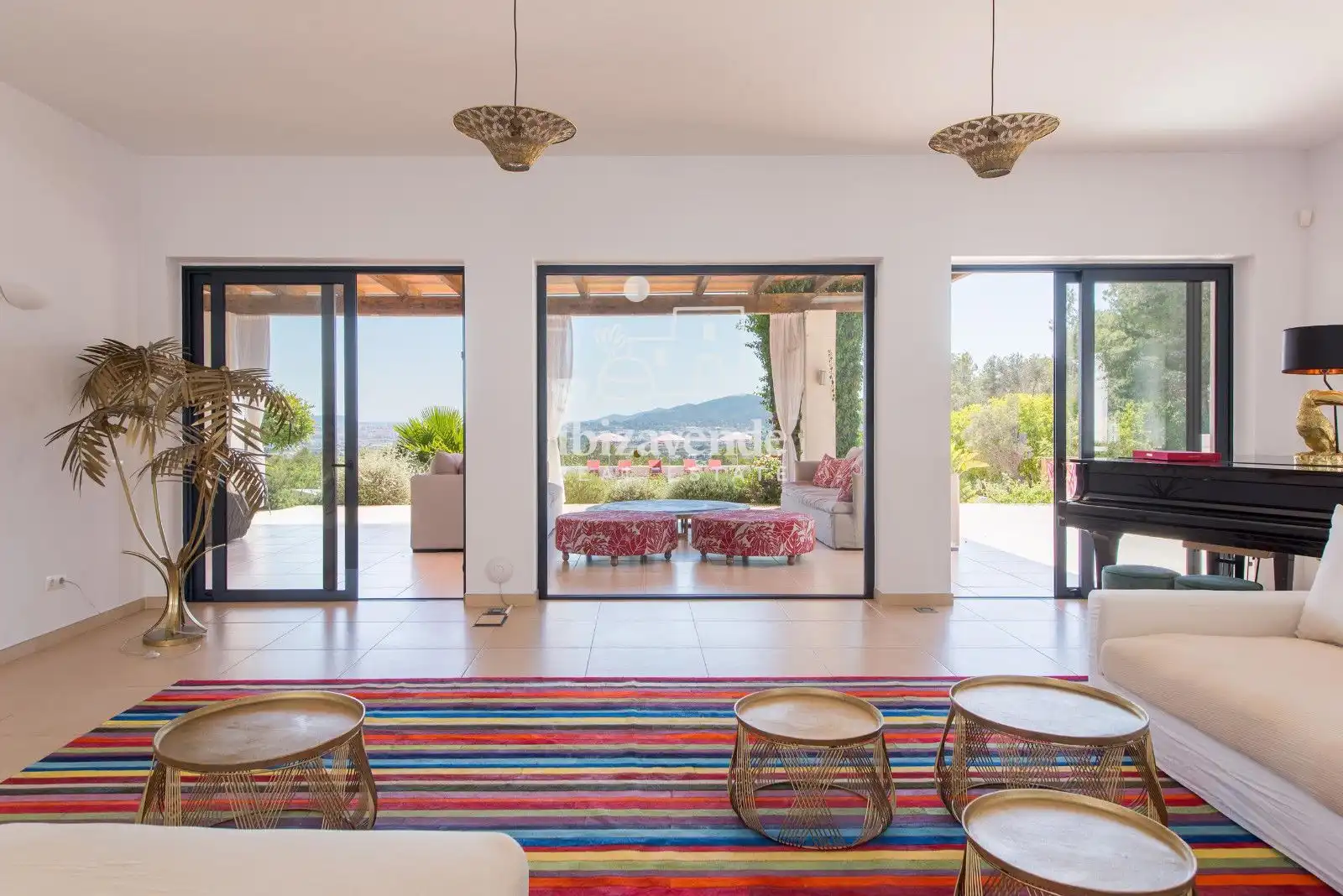 Terraza de Casa o chalet de alquiler en Santa Eulària des Riu con Aire acondicionado, Calefacción y Terraza