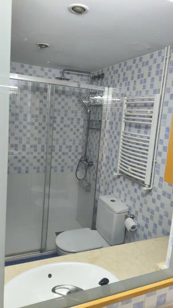 Bathroom of Apartments for rent in Valencia  with Air Conditioner, Furnished and Oven