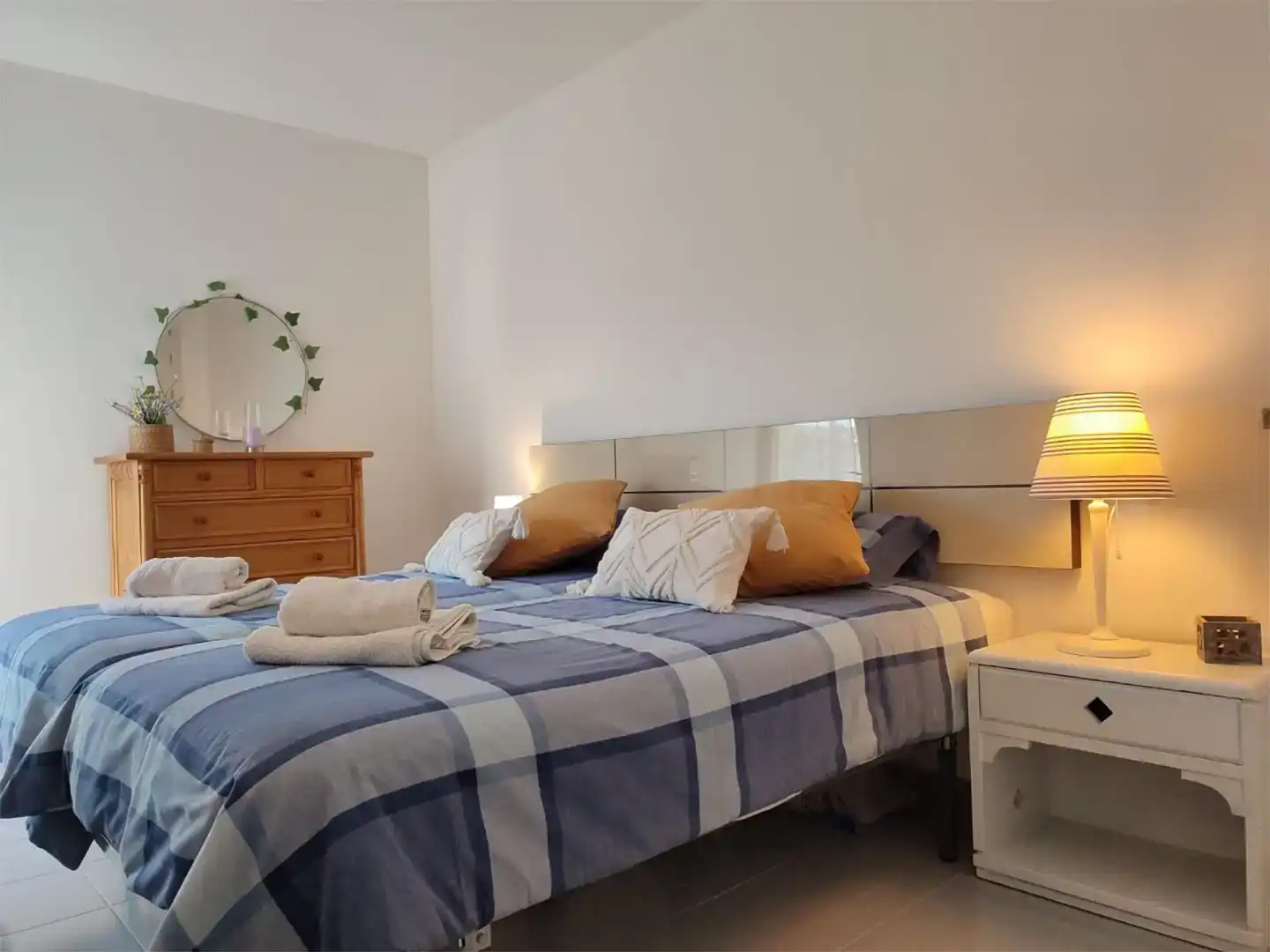 Bedroom of Flat for rent in Pollença  with Air Conditioner, Private garden and Furnished