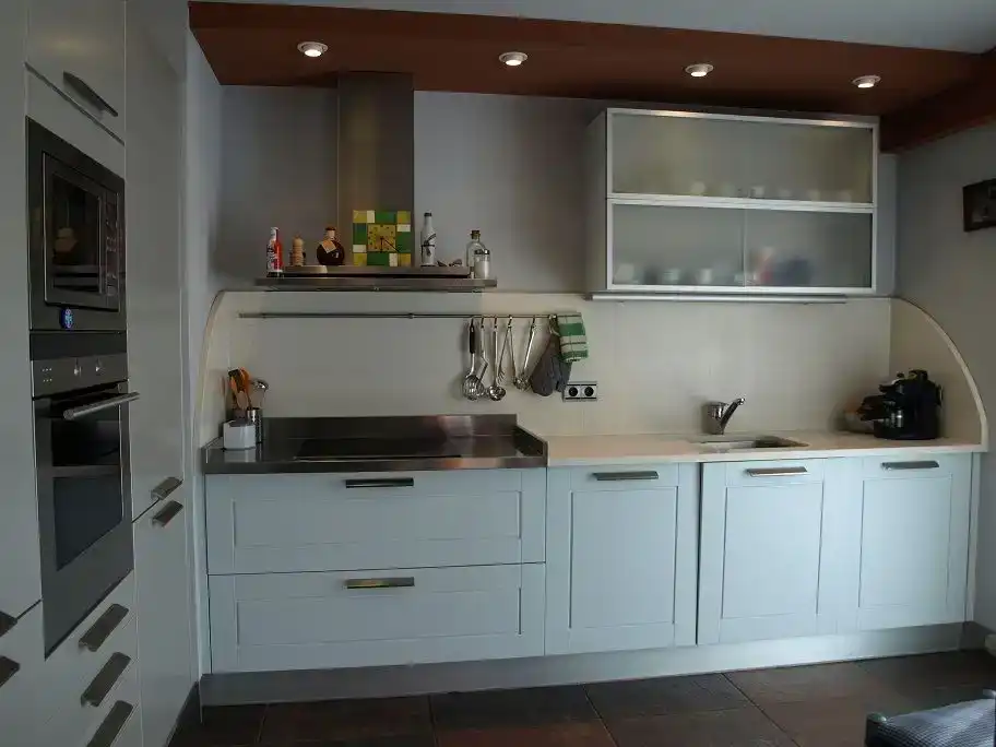 Kitchen of Flat for rent in Orio  with Parquet flooring, Furnished and Balcony