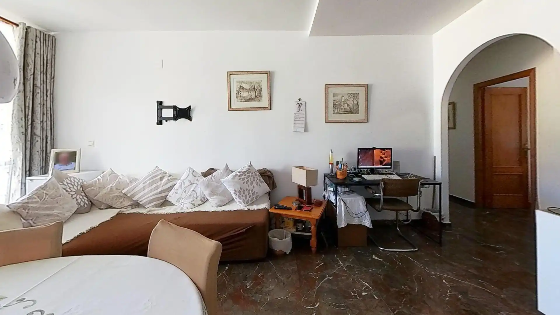 Wohnzimmer von Wohnungen zum Verkauf in Gualchos mit Klimaanlage, Terrasse und Abstellraum