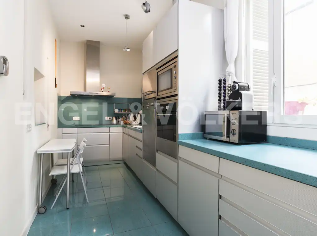 Cocina de Casa o chalet en venta en Barcelona con Aire acondicionado, Calefacción y Parquet