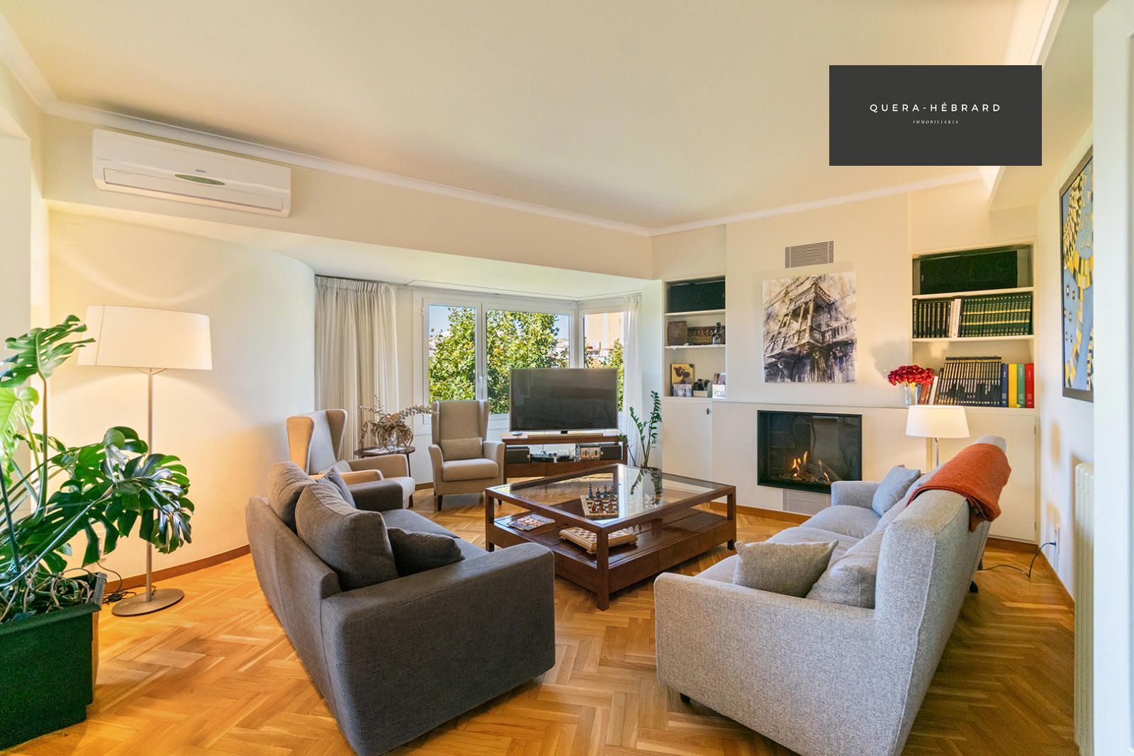 Sala de estar de Piso en venta en Terrassa con Aire acondicionado, Calefacción y Parquet