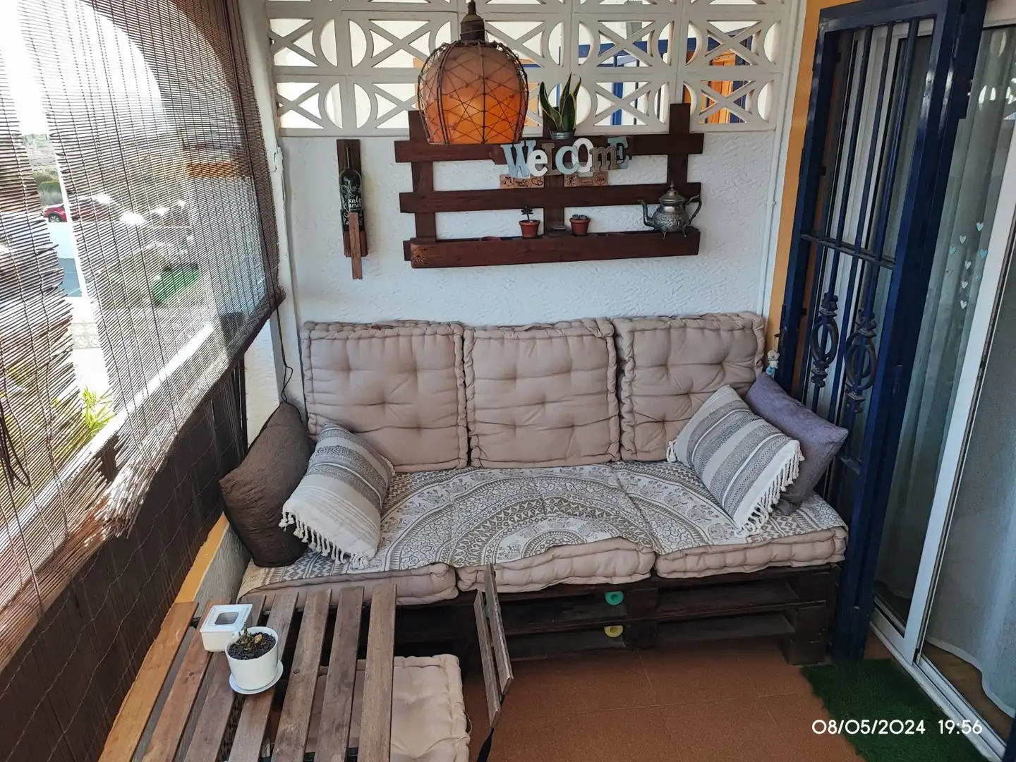 Terrasse von Dachboden zur Miete in Santa Pola mit Klimaanlage, Heizung und Terrasse