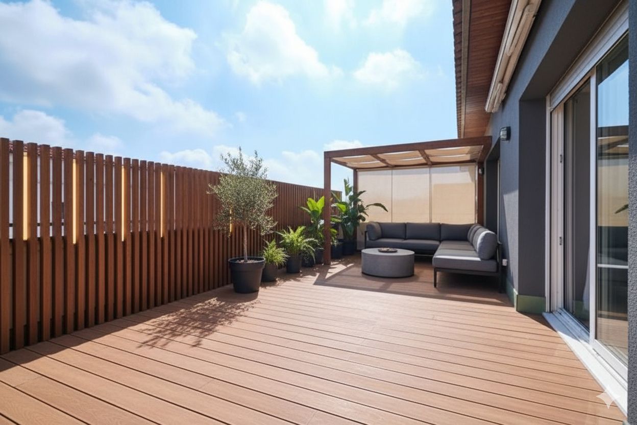 Terrassa de Àtic en venda en  Barcelona Capital amb Aire condicionat, Jardí privat i Terrassa