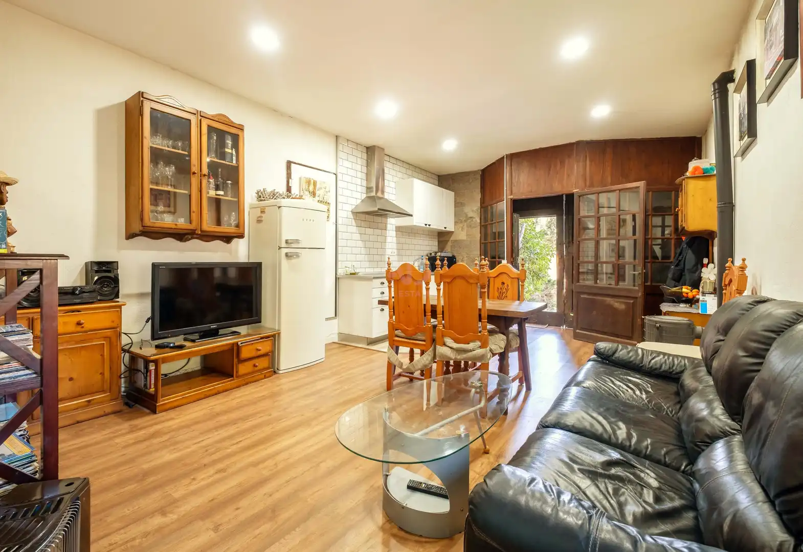 Sala de estar de Finca rústica en venta en Bigues i Riells del Fai con Aire acondicionado y Calefacción