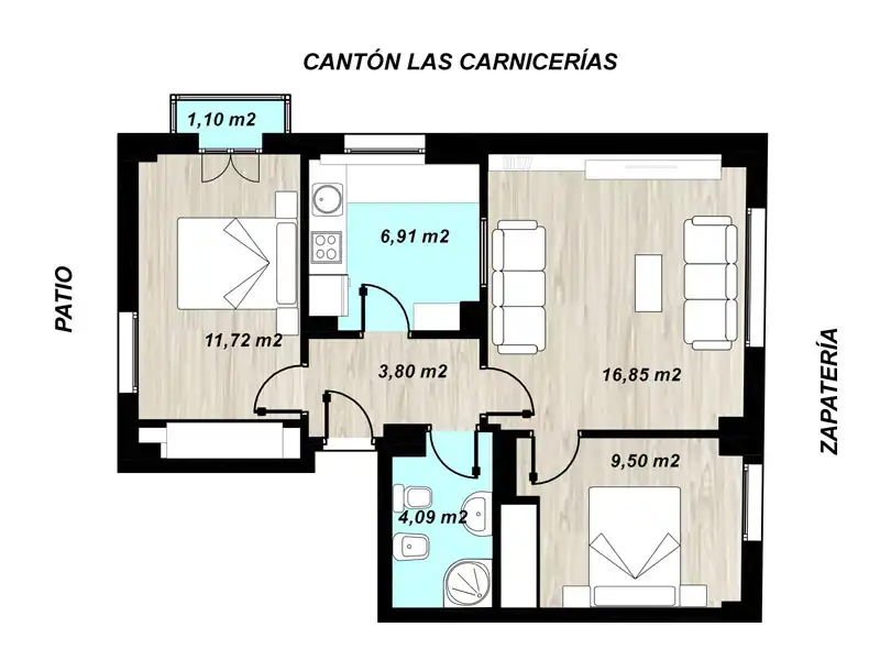 Pis en venda en Vitoria - Gasteiz amb Calefacció, Parquet i Traster