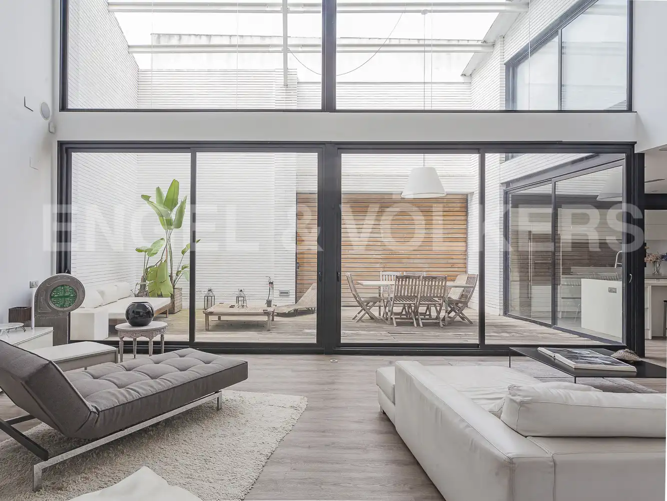 Sala de estar de Loft en venta en Barcelona con Aire acondicionado, Calefacción y Jardín privado