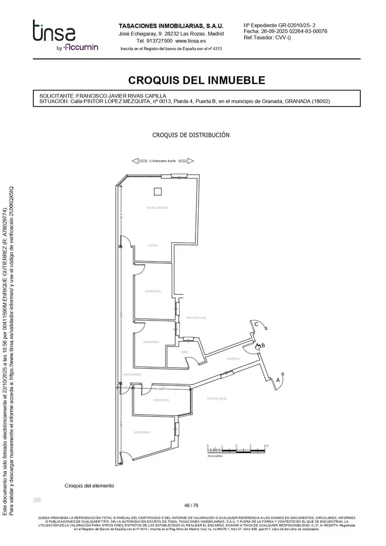 Wohnung zum Verkauf in Granada mit Parkett
