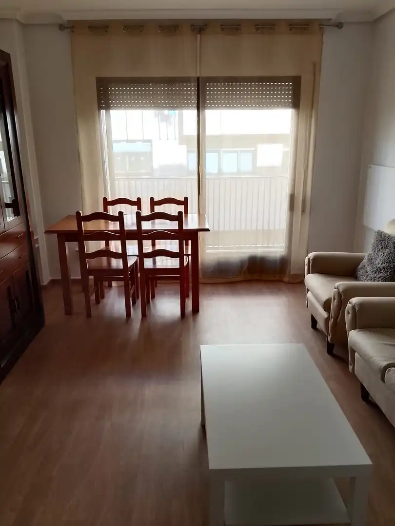 Living room of Flat for rent in Ciudad Real  with Heating, Terrace and Furnished
