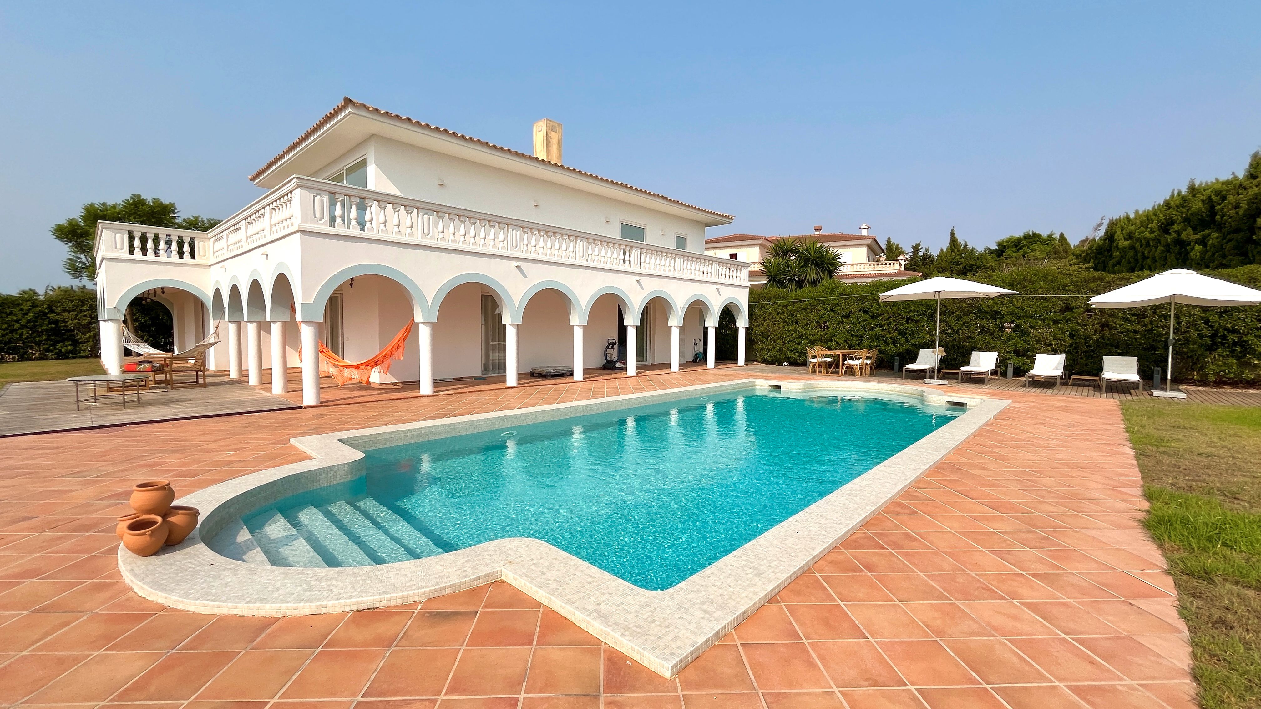 Piscina de Casa adosada de lloguer en Llucmajor amb Aire condicionat, Piscina i Moblat