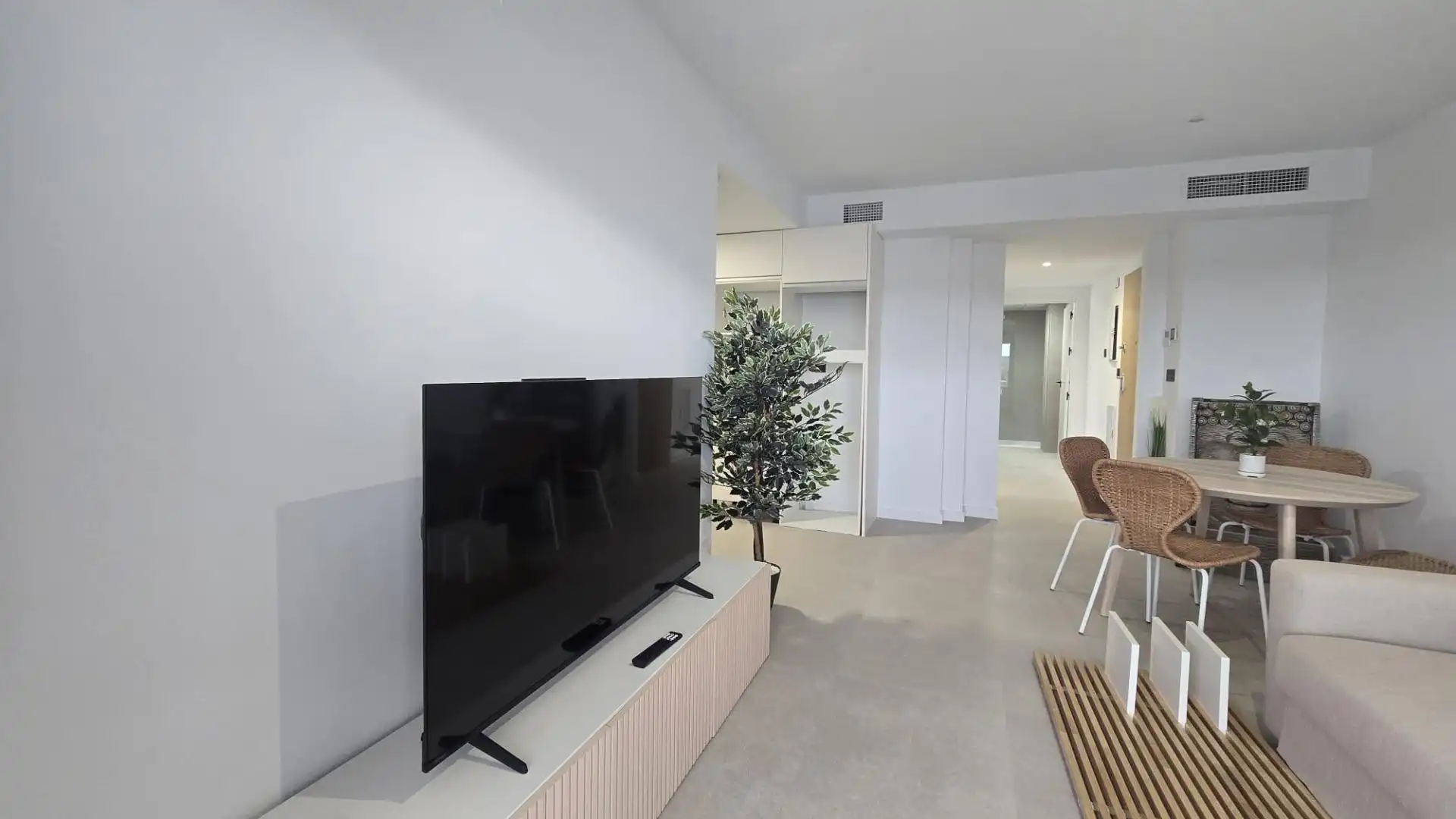 Sala de estar de Apartamento en venta en Mutxamel con Aire acondicionado, Calefacción y Terraza