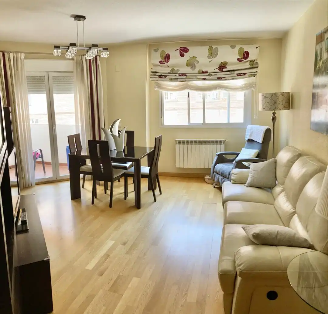 Living room of Flat for rent in Toledo  with Heating, Terrace and Swimming Pool