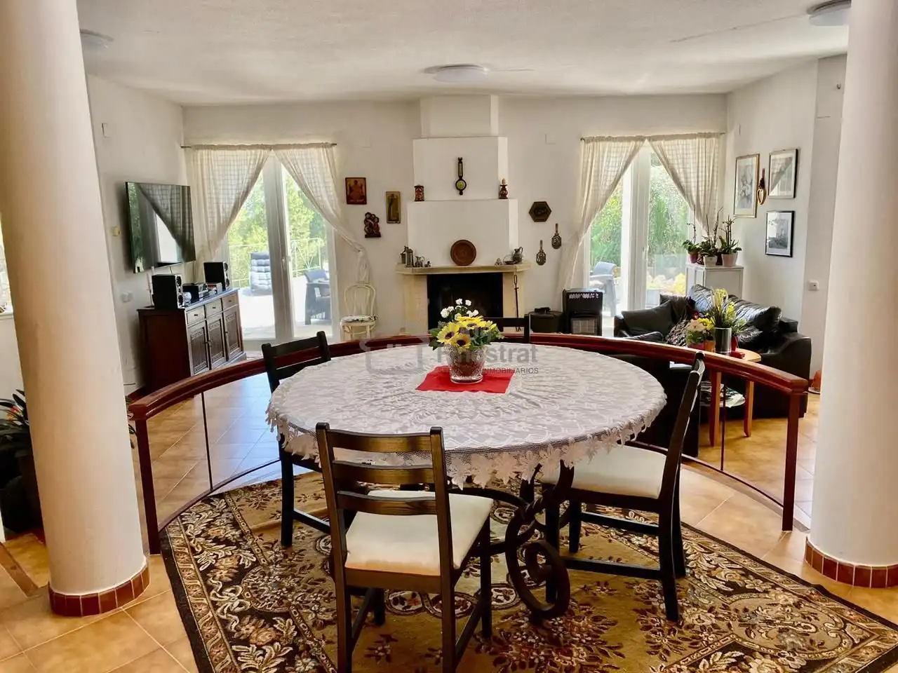 Comedor de Casa o chalet en venta en Callosa d'en Sarrià con Aire acondicionado, Jardín privado y Terraza