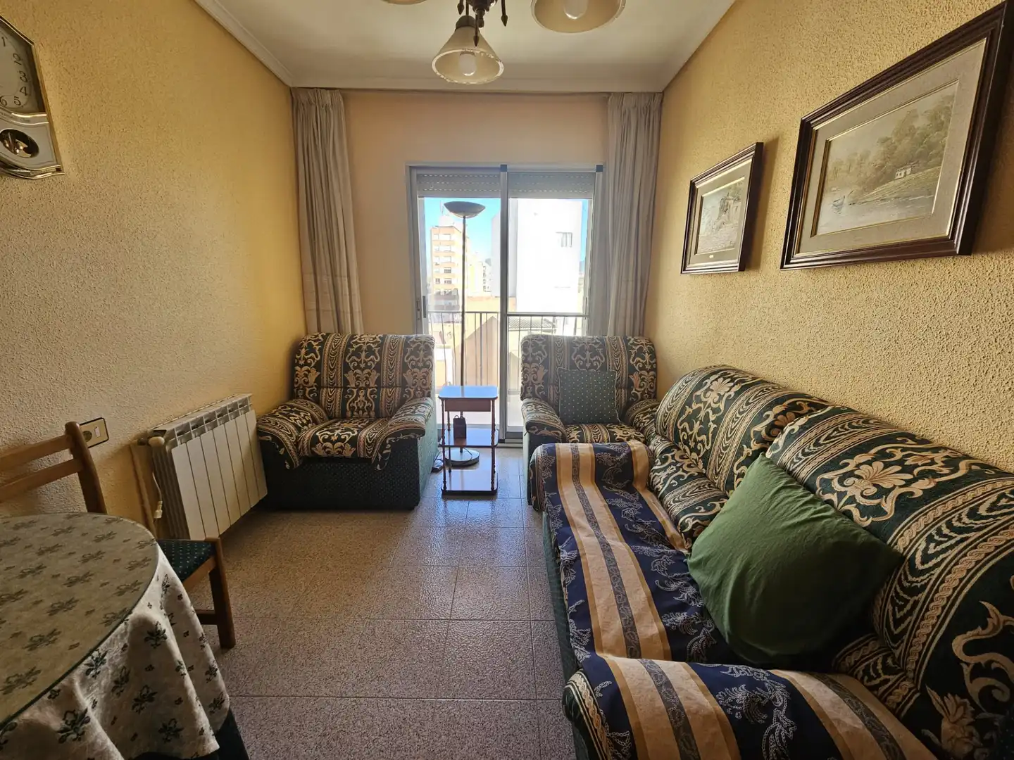Wohnzimmer von Wohnung zum Verkauf in Castellón de la Plana / Castelló de la Plana mit Heizung, Möbliert und Ofen