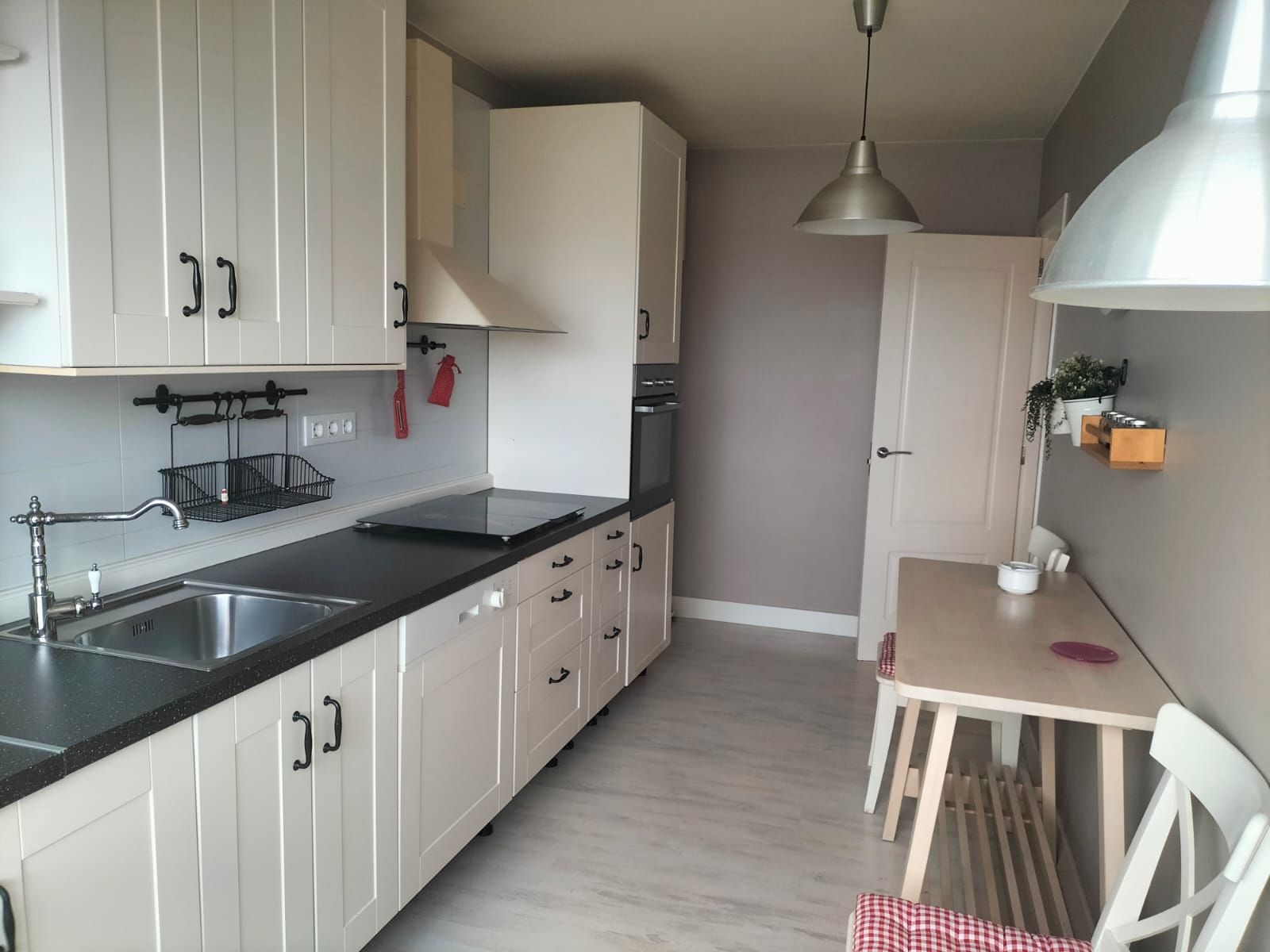 Kitchen of Flat to rent in A Coruña Capital   with Heating, Furnished and Oven