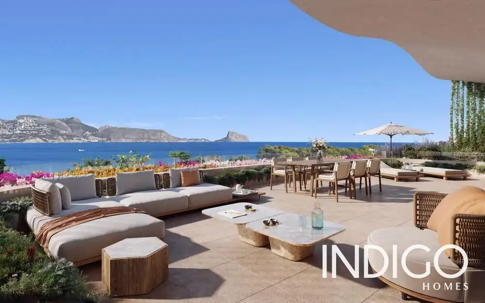 Terraza de Ático en venta en L'Alfàs del Pi con Aire acondicionado, Calefacción y Terraza