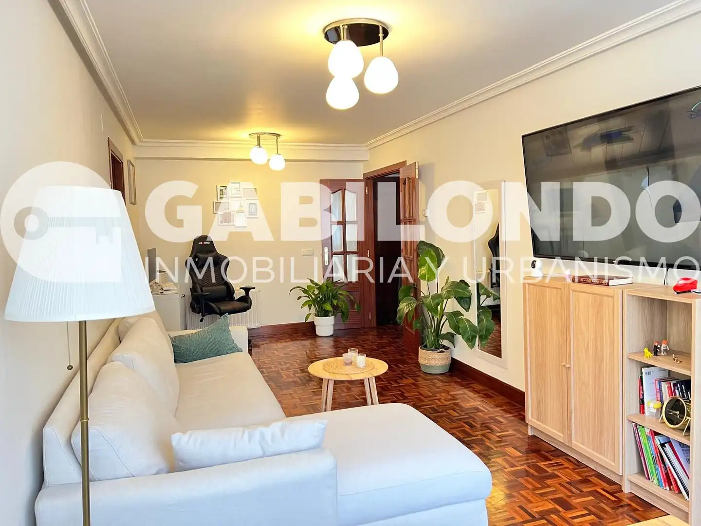 Sala d'estar de Pis en venda en Elgoibar amb Calefacció, Parquet i Traster