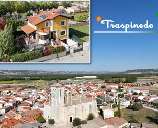 Vista exterior de Casa o xalet en venda en Traspinedo amb Calefacció, Jardí privat i Terrassa