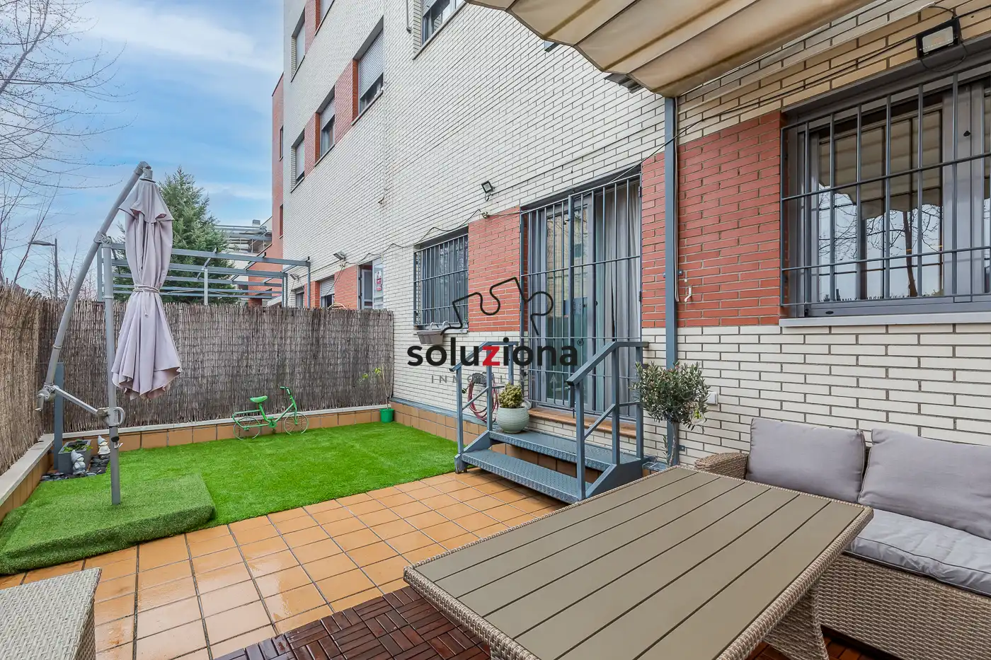 Terrassa de Pis en venda en Getafe amb Aire condicionat, Calefacció i Jardí privat