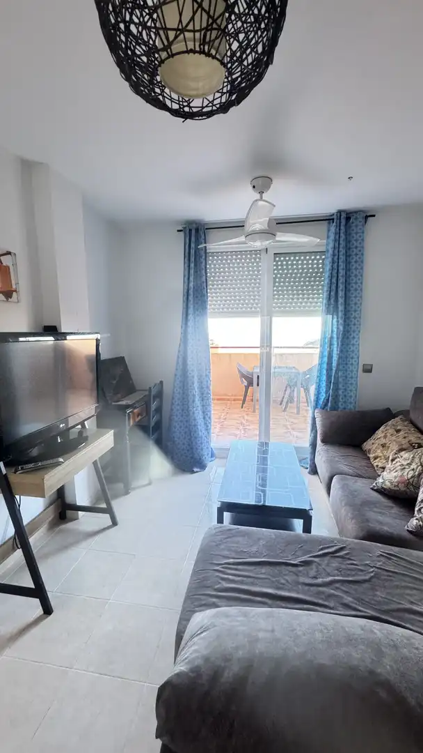 Living room of Apartments for sale in Vícar  with Terrace, Swimming Pool and Balcony