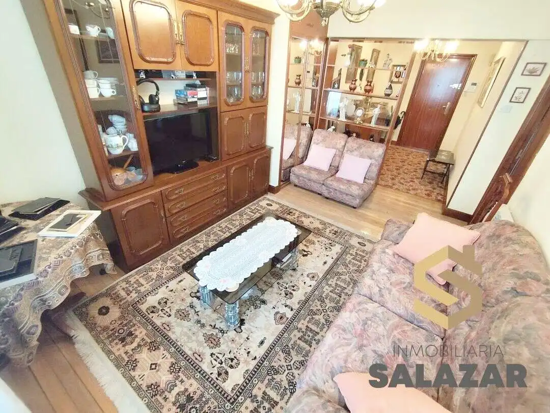Sala de estar de Piso en venta en Bilbao  con Calefacción
