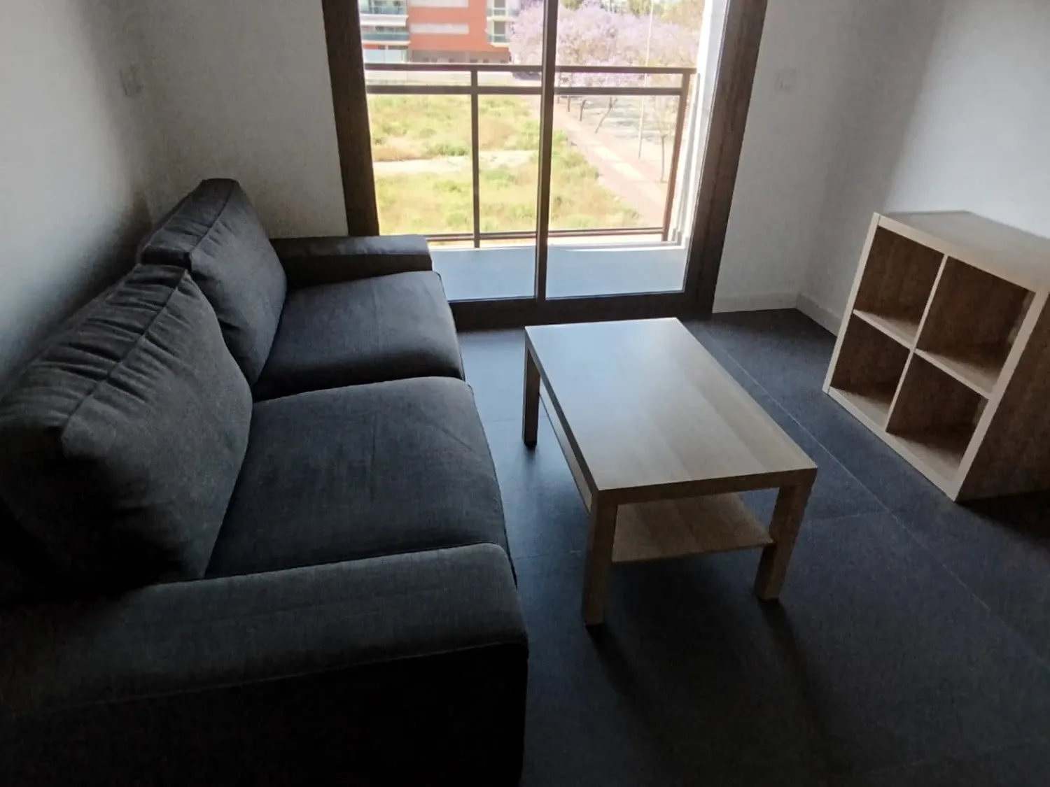 Living room of Apartment for rent in  Murcia Capital  with Air Conditioner, Furnished and Washing machine