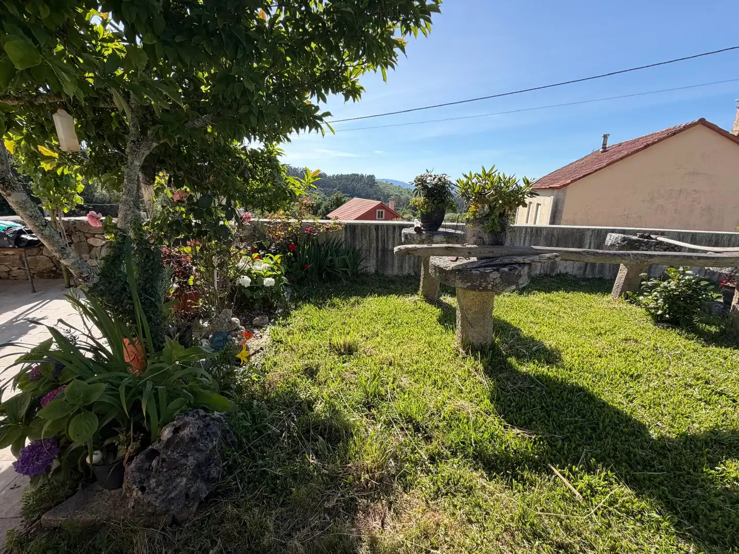 Jardín de Casa adosada en venta en Mondariz con Calefacción, Jardín privado y Amueblado