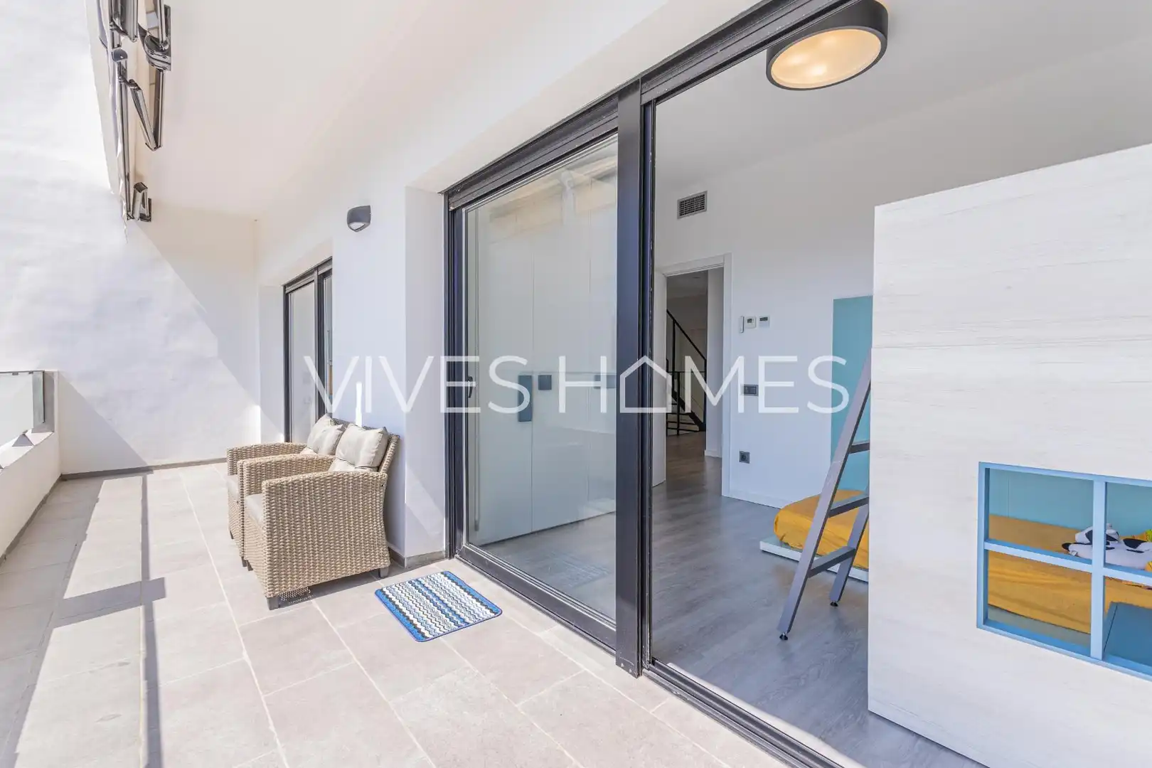 Balcony of Houses for sale in Caldes d'Estrac  with Air Conditioner, Heating and Private garden