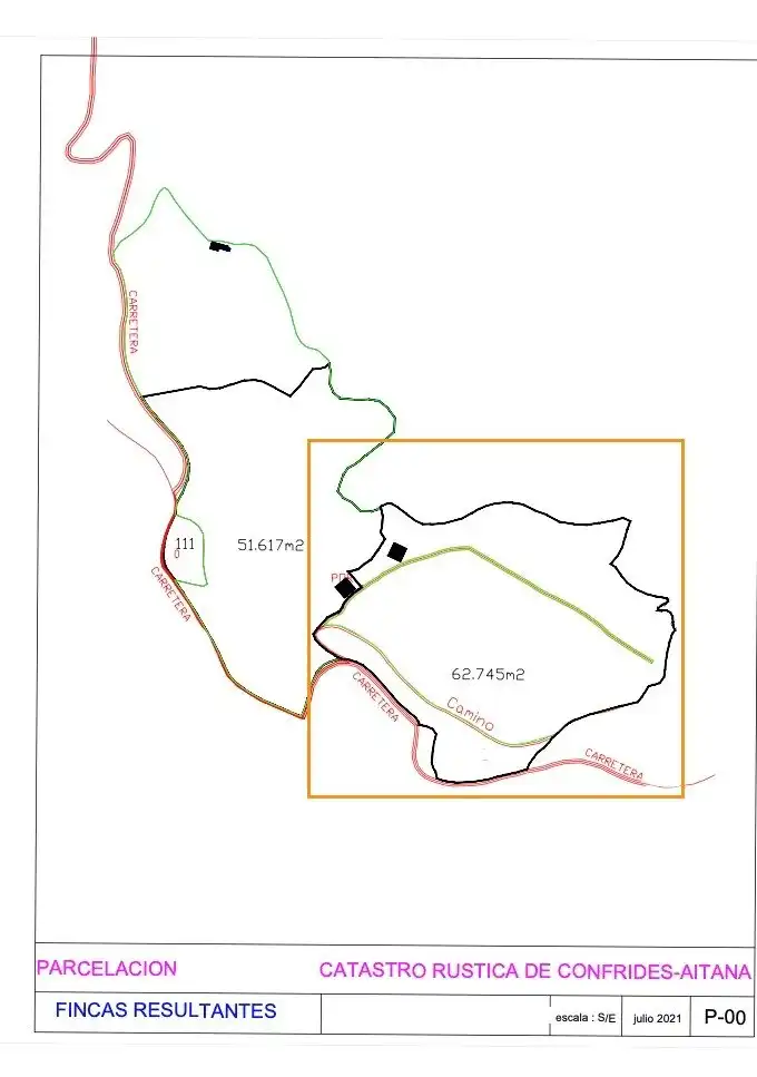 Finca rústica en venta en confrides, Confrides