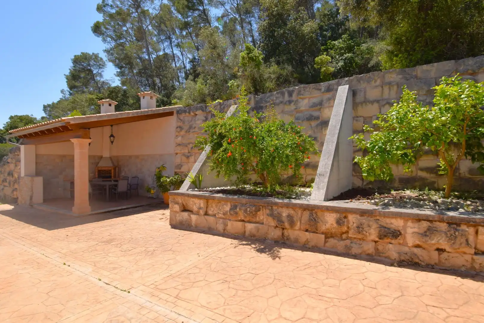 Garden of Country homes for rent in Sineu  with Air Conditioner, Private garden and Terrace