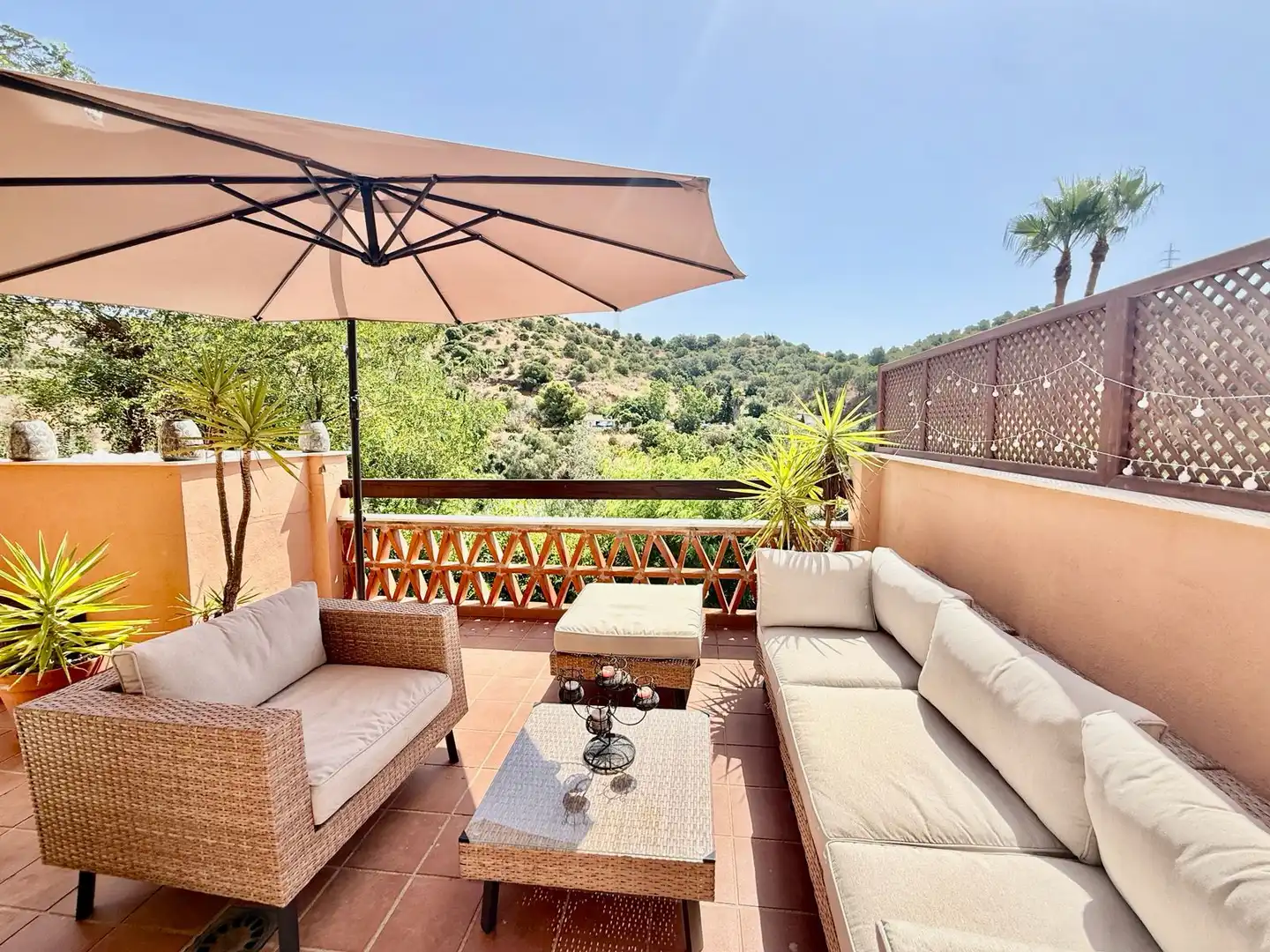 Terrassa de Apartament de lloguer en Elviria - Cabopino