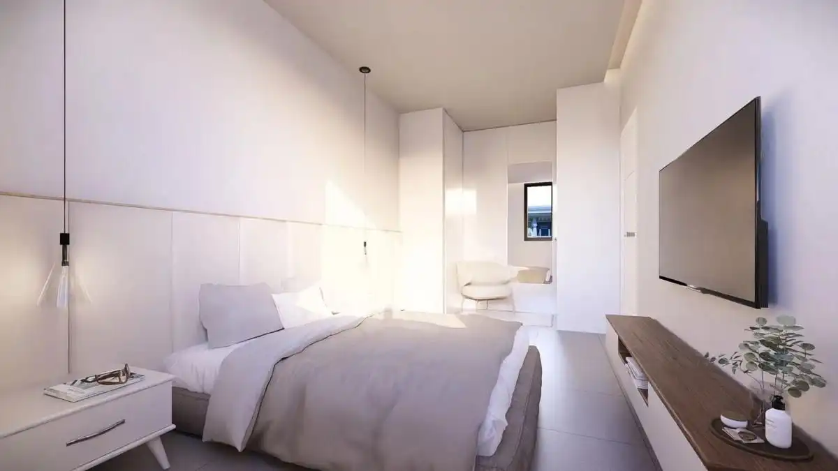 Dormitori de Apartament en venda en Jávea / Xàbia amb Alarma i Piscina comunitària