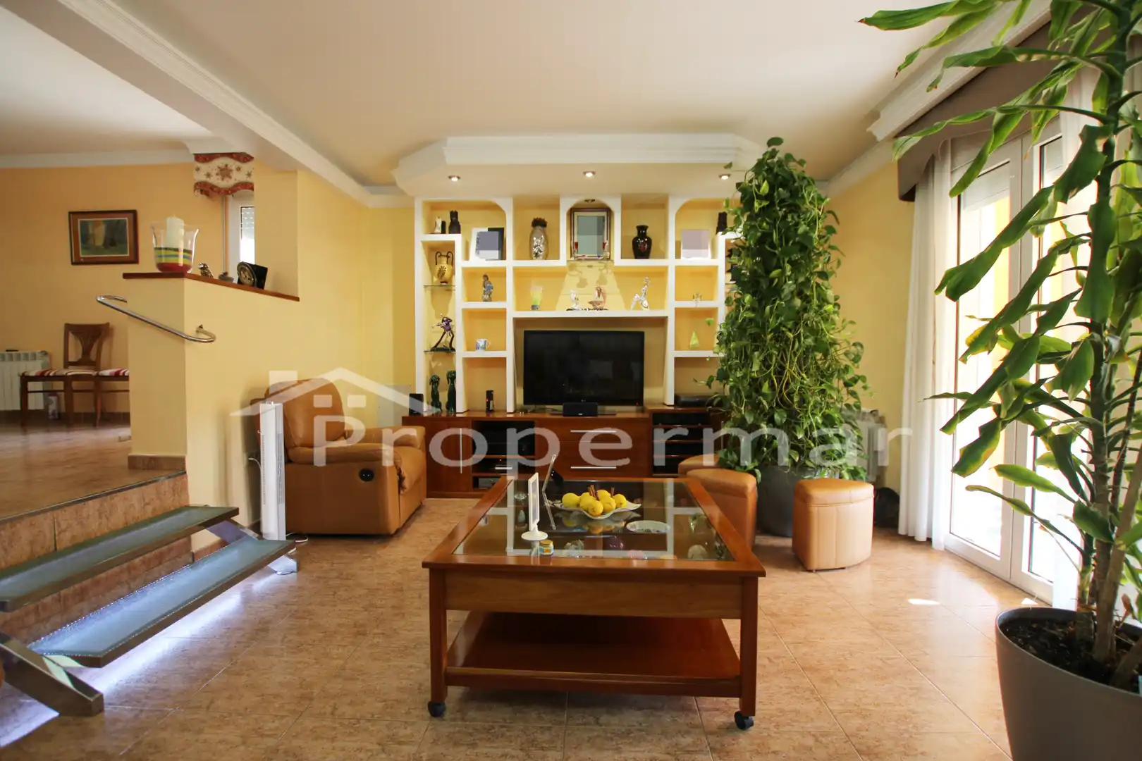 Sala de estar de Casa o chalet en venta en Sant Pere de Vilamajor con Calefacción, Jardín privado y Piscina