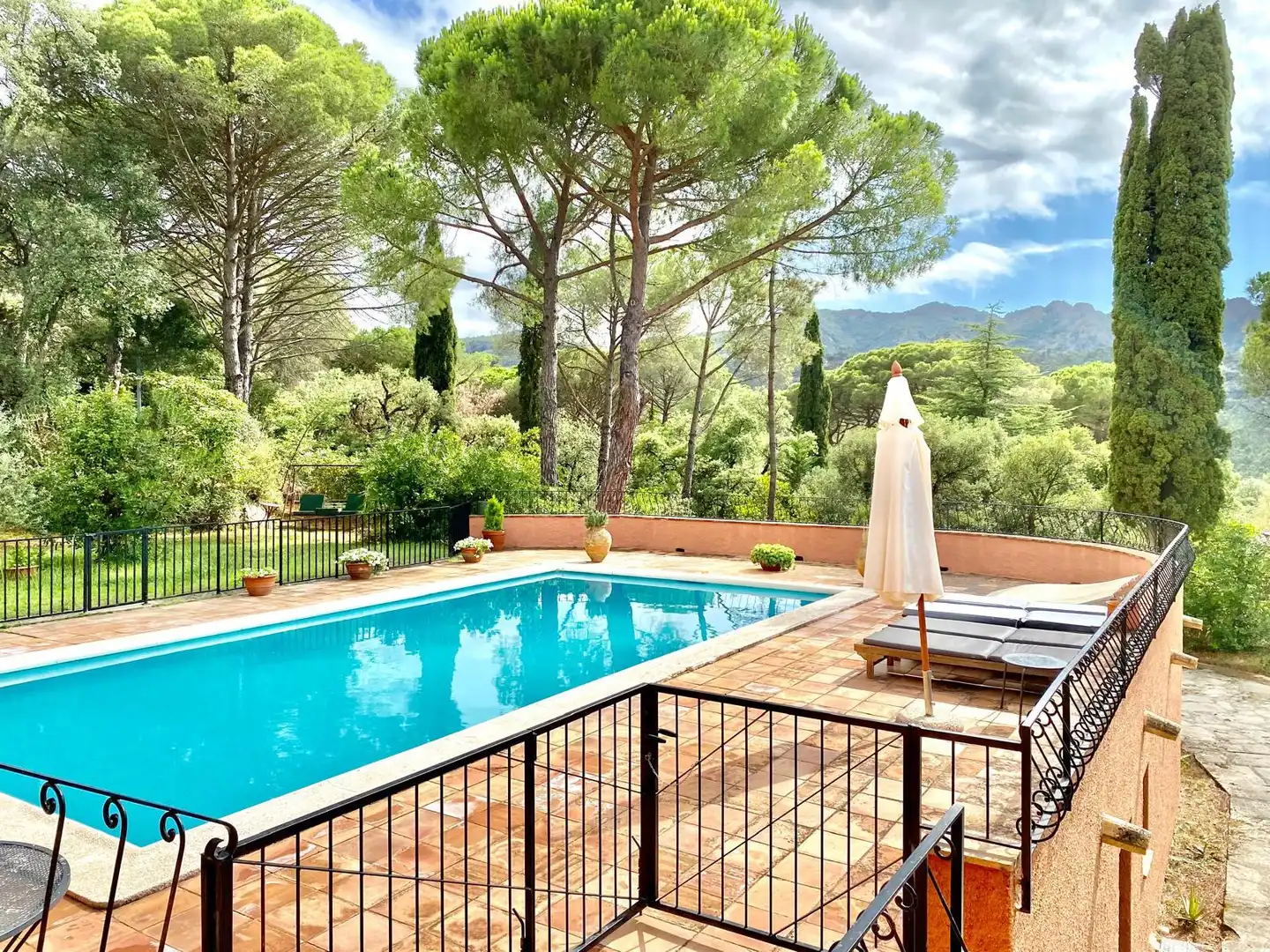 Piscina de Casa o chalet de alquiler en Santa Cristina d'Aro con Calefacción, Jardín privado y Terraza