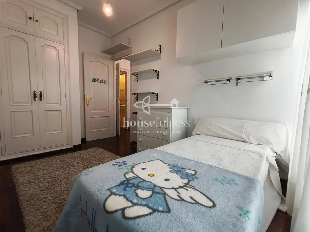 Schlafzimmer von Wohnungen zur Miete in Ferrol mit Heizung, Abstellraum und Möbliert
