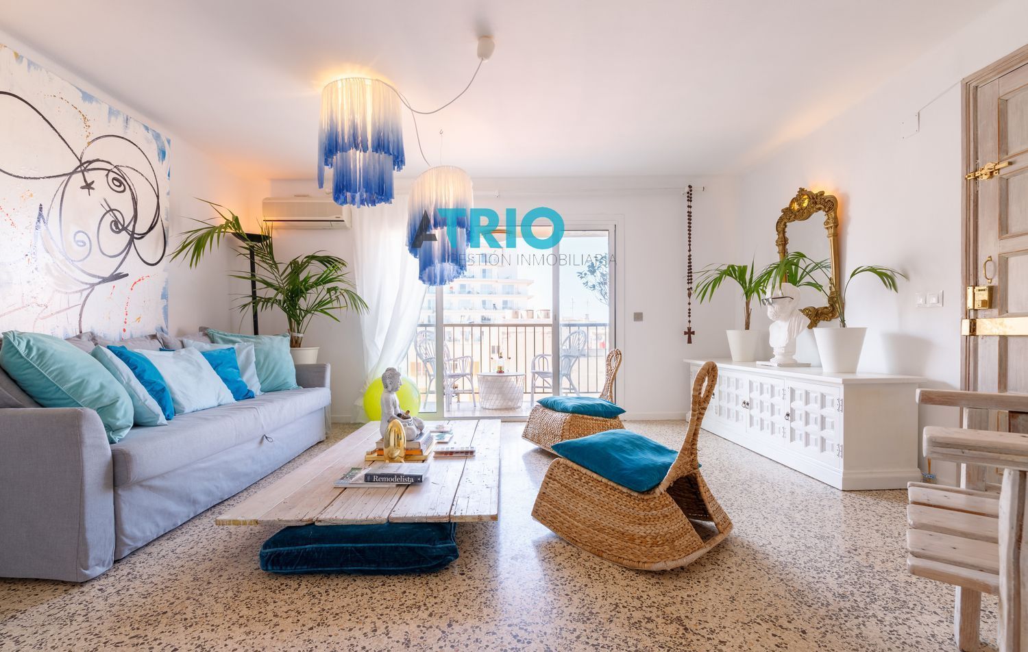 Living room of Attic for sale in  Palma de Mallorca  with Air Conditioner, Heating and Terrace