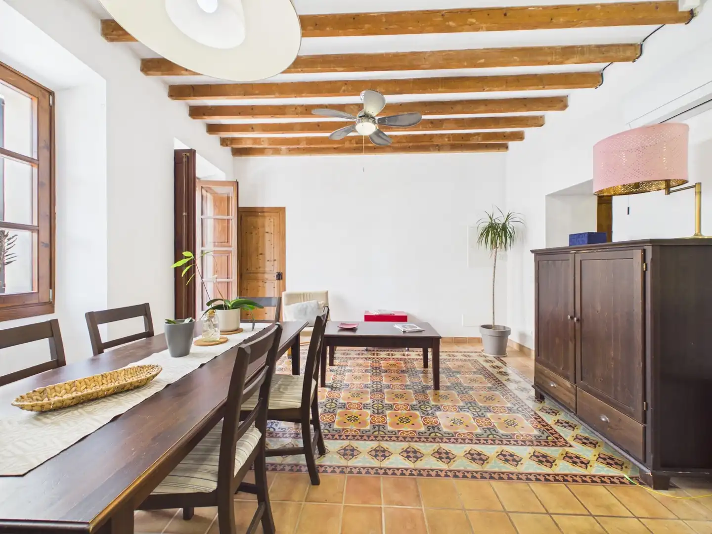 Dining room of Flat for rent in  Palma de Mallorca  with Air Conditioner and Pets allowed
